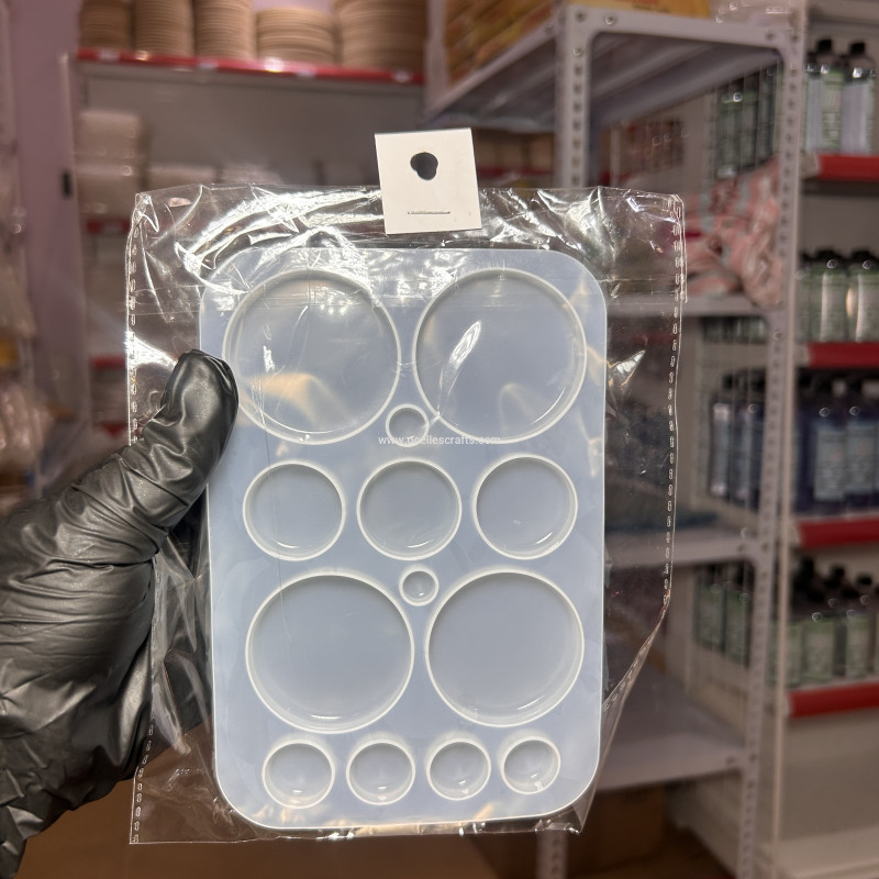 Multiple Cavity Round Keychain Mold