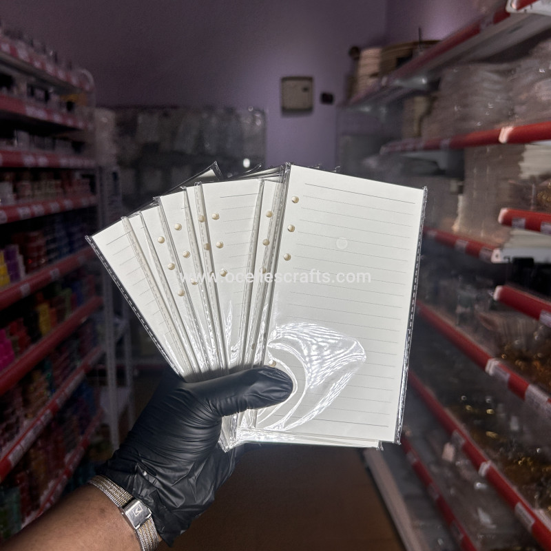 wholesale 20pcs A6 ruled refill sheet