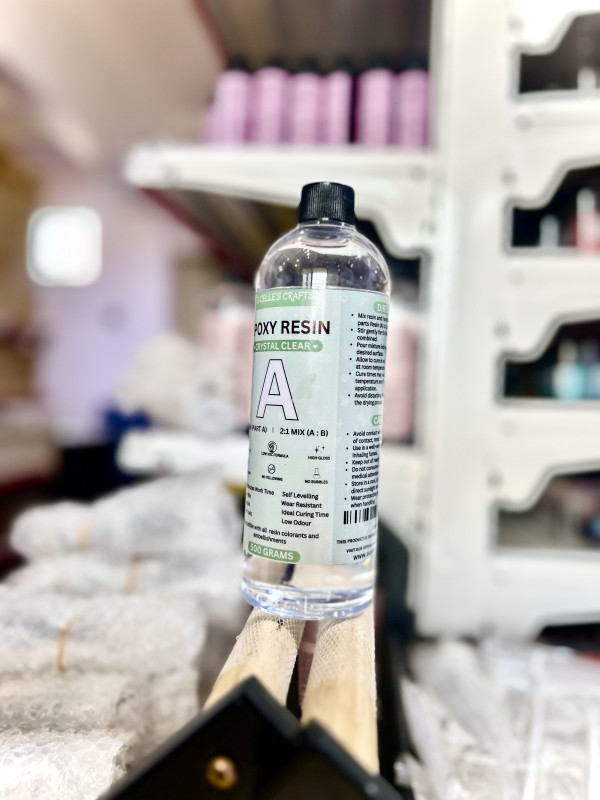 2:1 500g Crystal Clear Epoxy Resin- Part A(DOES NOT INCLUDE PART B)