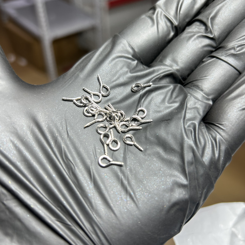 20 pcs silver eyescrews