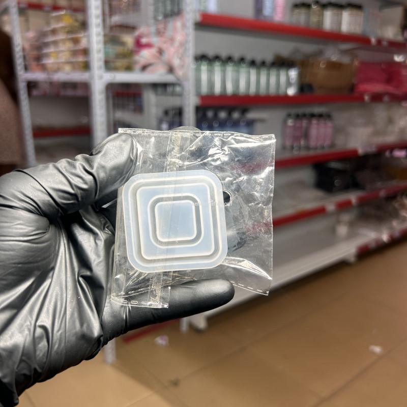 Square Shaker Keychain Mold