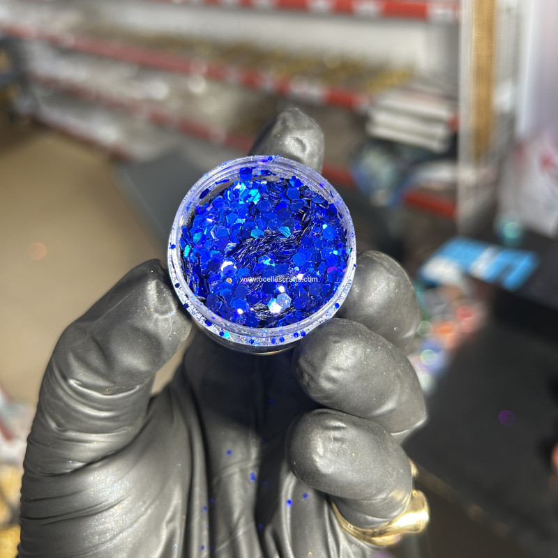 Royal Blue Holographic Chunky Glitter
