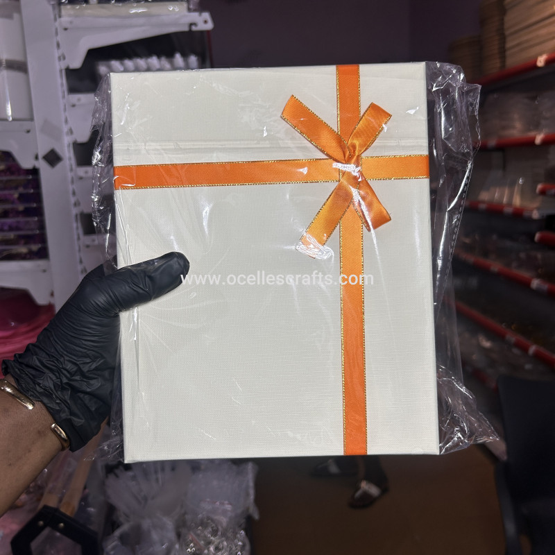 A5 Orange Base Packaging Box (25*20*5cm)
