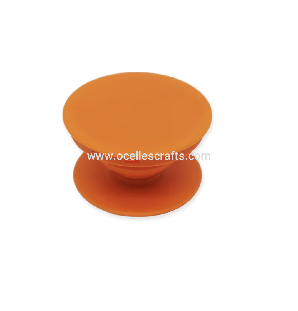 Orange Adhesive PopSocket or Phone Grip