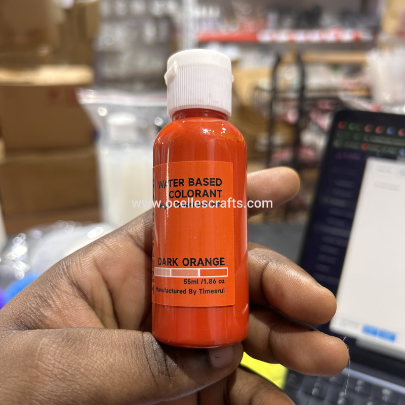 Dark Orange Highly Concentrated Water-Based Pigment ( 55ml )