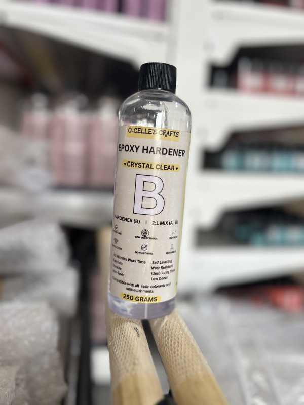 250g  2:1 Crystal Clear Epoxy Hardener- Part B(DOES NOT INCLUDE PART A)