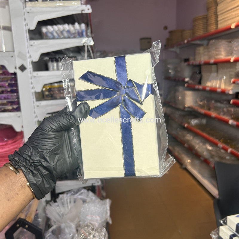 A7 Blue Base Packaging Box (16*10*4cm)