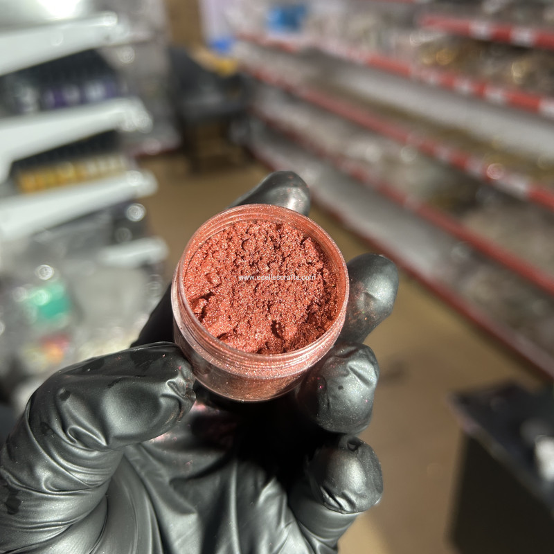 Maroon Mica Powder 25g pearlescent mica powder