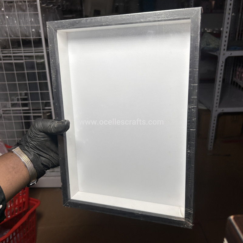 Black A4 Shadow Box Can Stand And Can Be Hanged Both Vertically And Horizontally