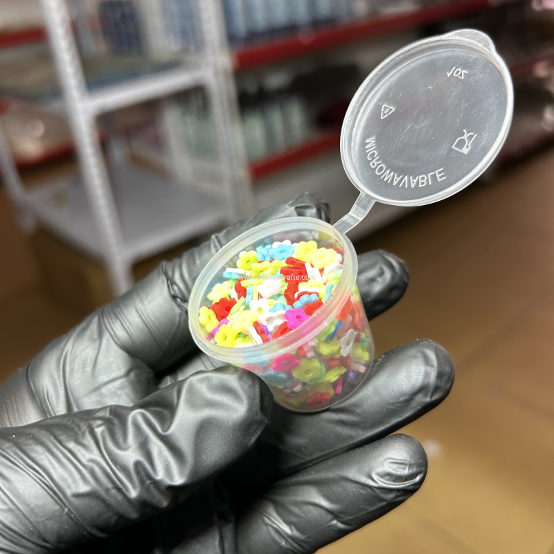 Flower Polymer Clay Slices