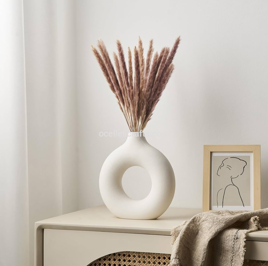 Donut shape flower vase mold