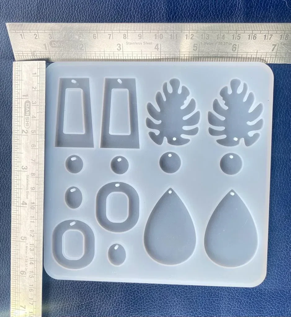 Multiple hook earring mold with cute cavities
