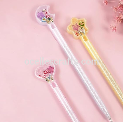 Star, Heart & Crescent Shaker Pen Mold Set
