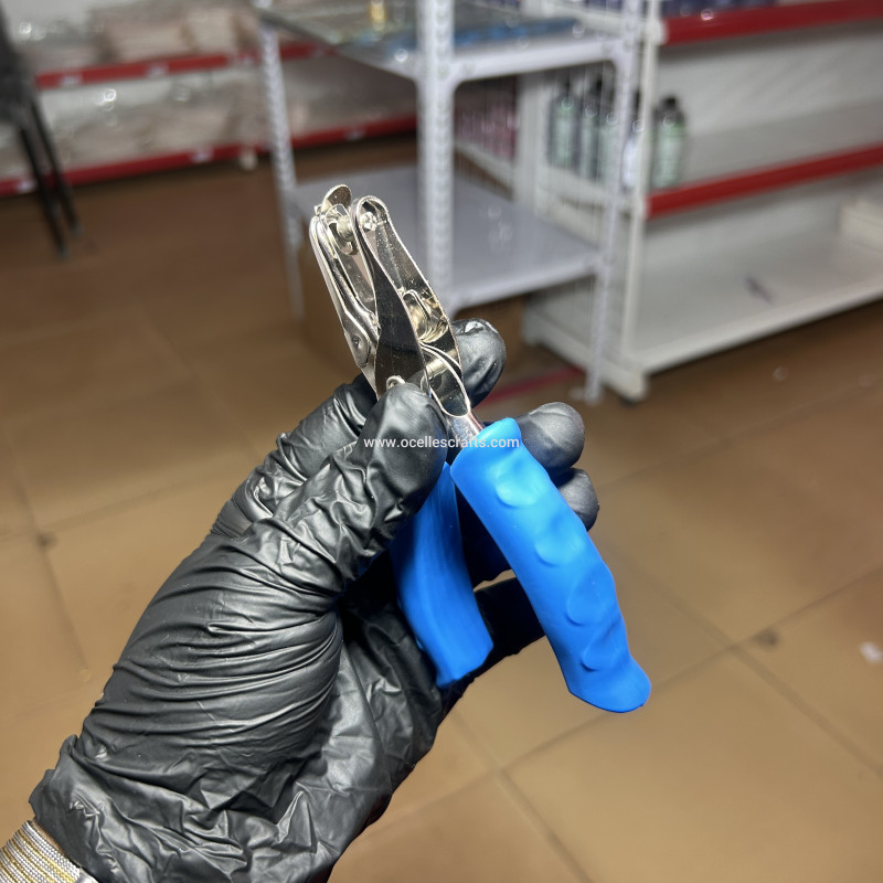 Blue Soft Grip Single Hole Single Hole paper Punch