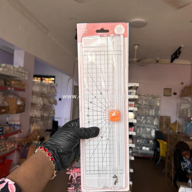 White A4 Paper Trimmer or cutter with 5 Replacement Blades