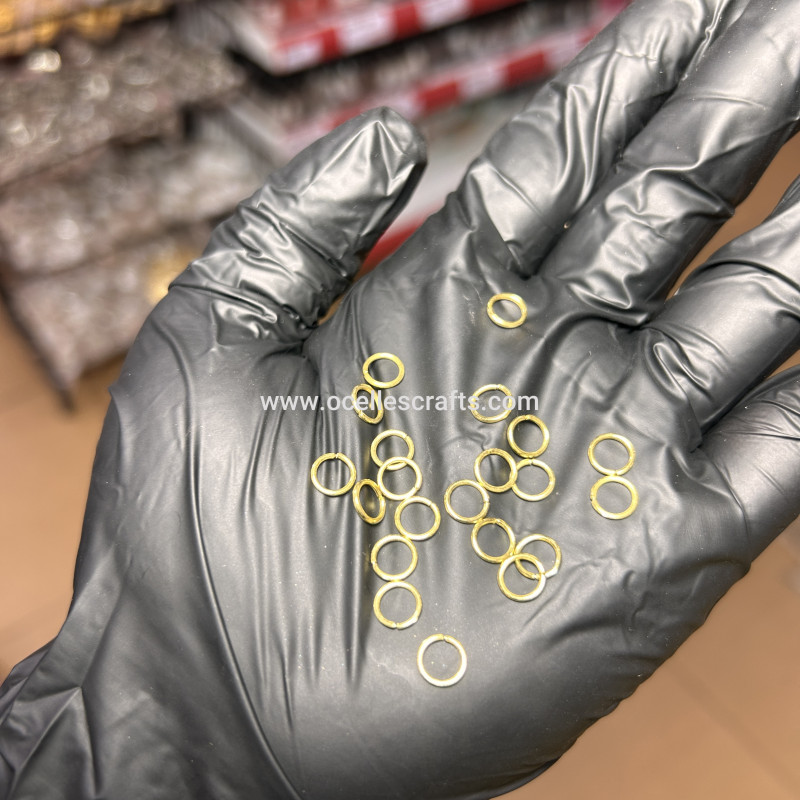 20pcs 6mm Gold Jumprings