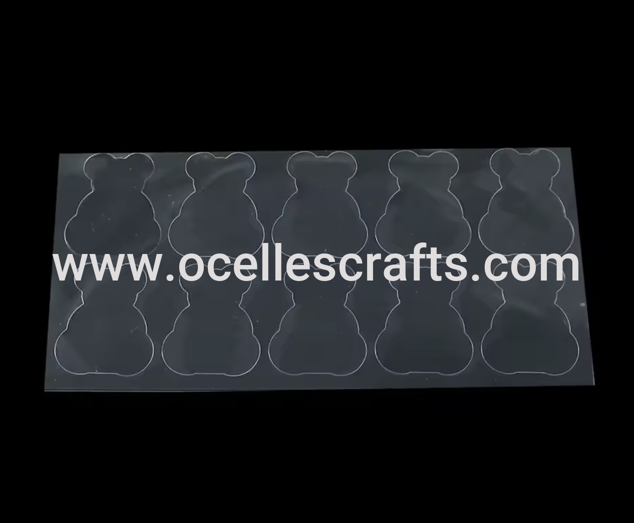 10 in 1 bear Shaker Pen Mold Acrylic