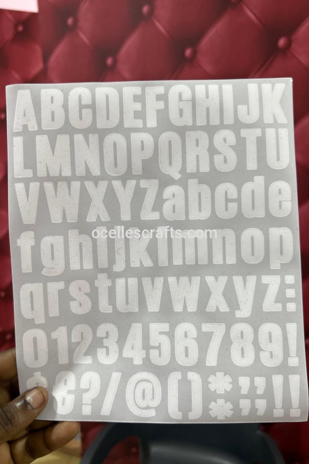 Large White Matte Sticker