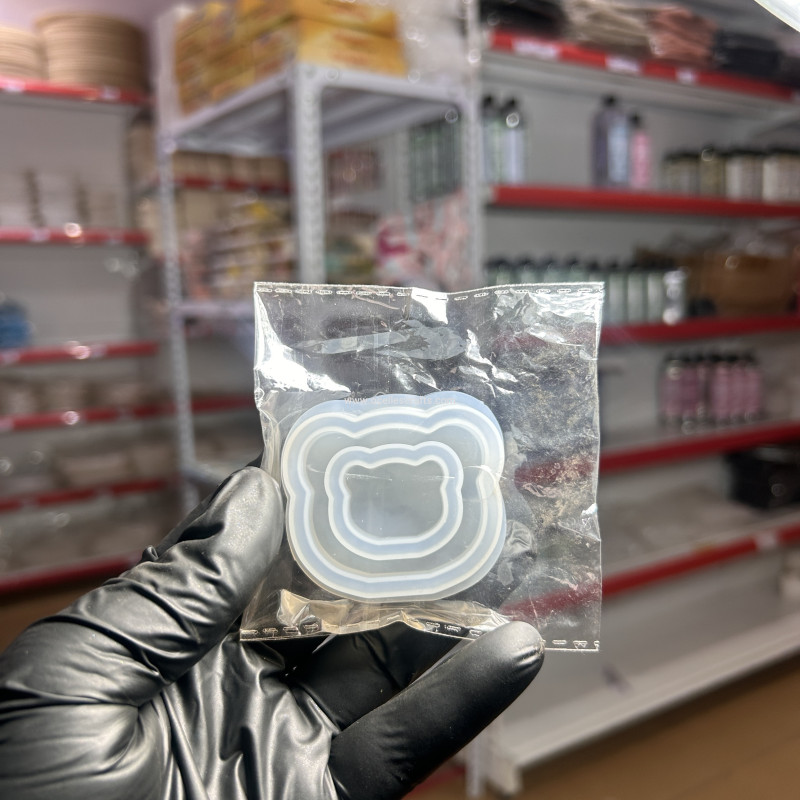 Bear Shaker Keychain Mold