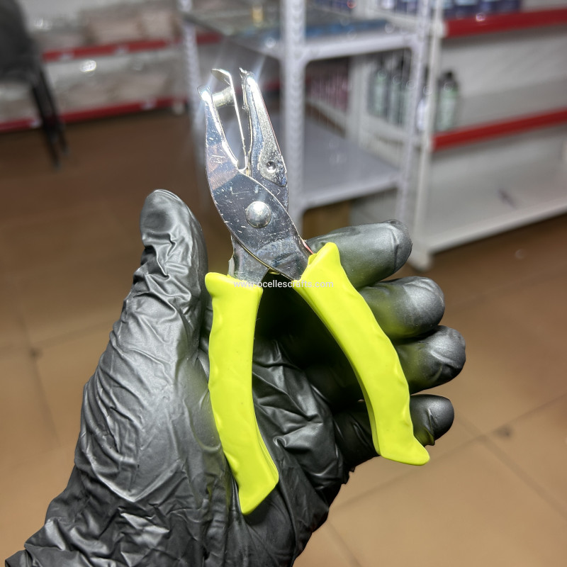 Lemon Green Soft Grip Single Hole Single Hole paper Punch