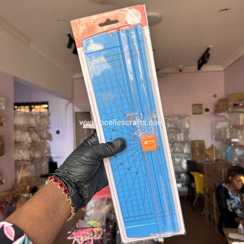 Blue A4 Paper Trimmer or cutter with 5 Replacement Blades