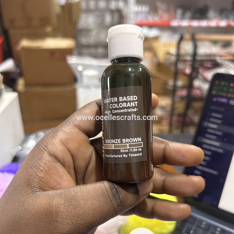 Bronze Brown Highly Concentrated Water-Based Pigment ( 55ml )