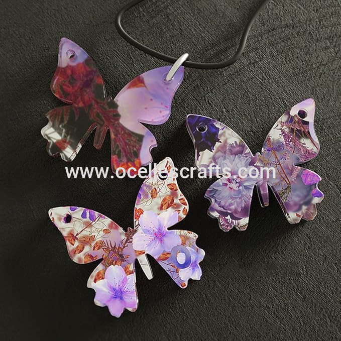 24 Cavity Butterfly charm or Pendant mold