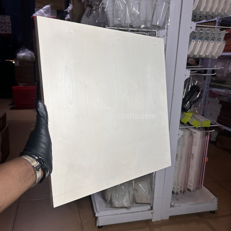 40 cm square cradle board for clock, frames, table, wall decor