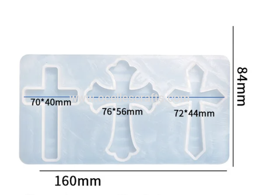 Cross Keychain Mold