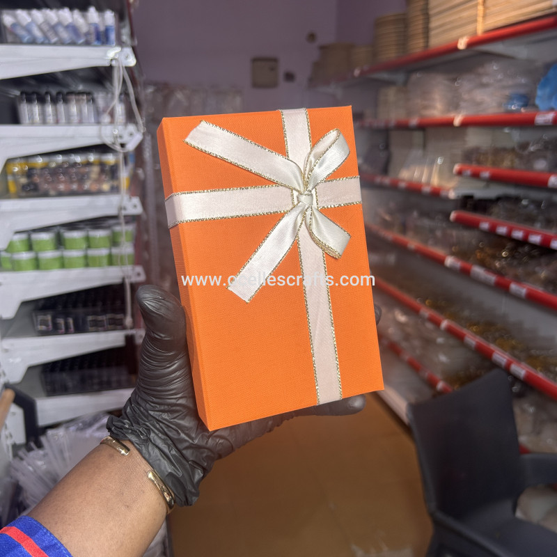 A6 Orange Lid Packaging Box (19*14*5cm)