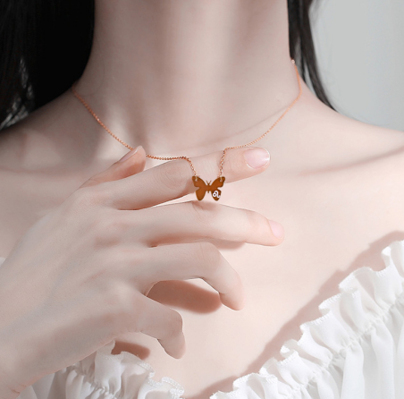 Alphanumeric Butterfly Bracelet or Pendant Mold