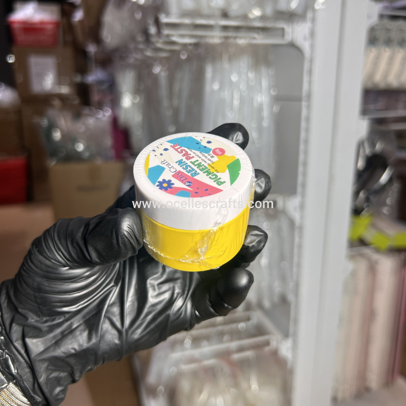 Yellow Paste Pigment 50g Solid Pastel Highly Pigmented Macaron Pastel Pigment