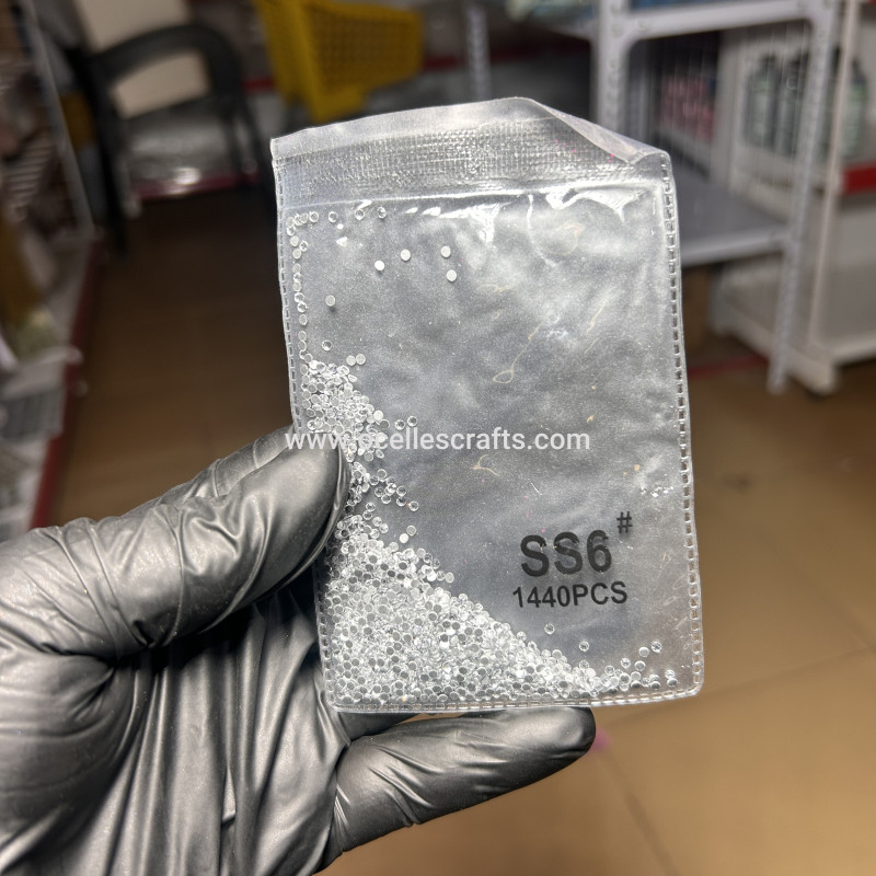 1440pcs Diamond Flat Back Crystal Rhinestones - SS6