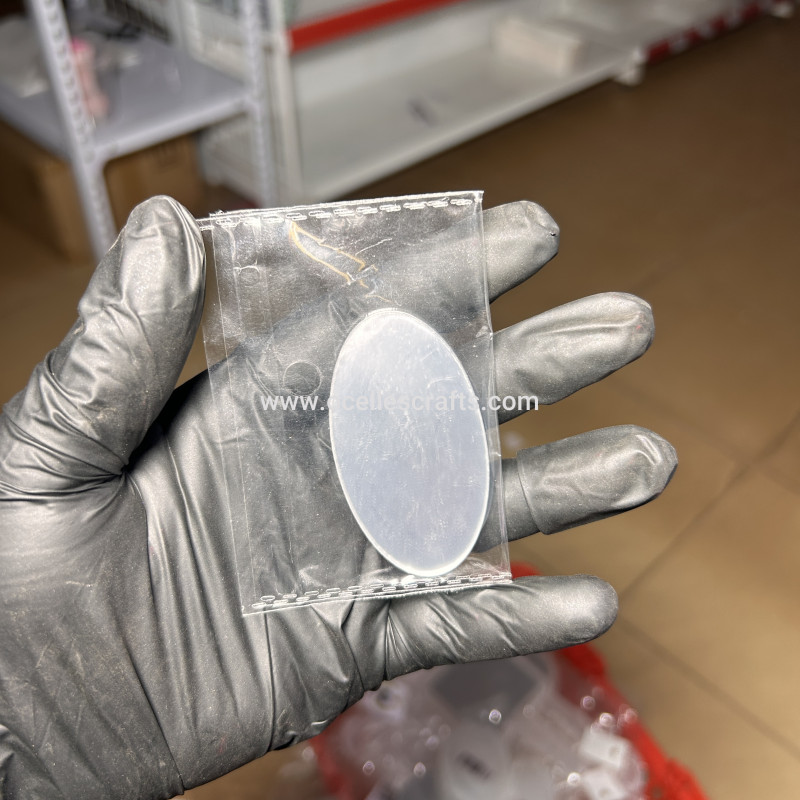 Oval Adhesive Acrylic Mirror for Hand Mirror Mold