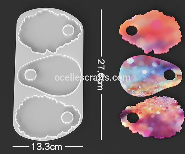 3 Cavity Nail Palette Mold