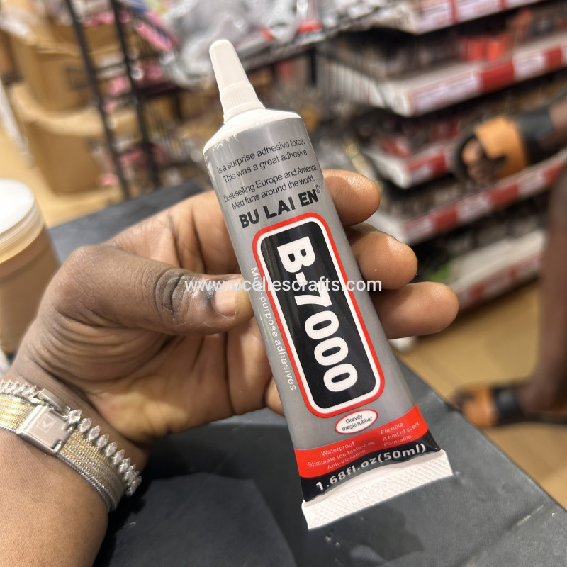 50ml B7000 Jewelry Glue for Rhinestones and Craftwork on Cloth, Metal, Stone, Bead, Jewelry Making, Wood, Glass and more