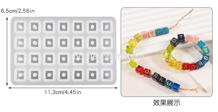Multiple Cavity Square bead Mold