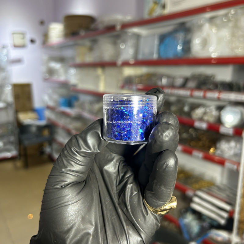 Royal Blue Holographic Chunky Glitter