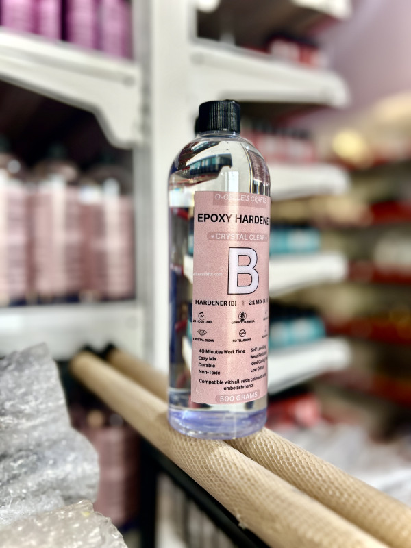500g 2:1 Crystal Clear Epoxy Hardener- Part B(DOES NOT INCLUDE PART A)