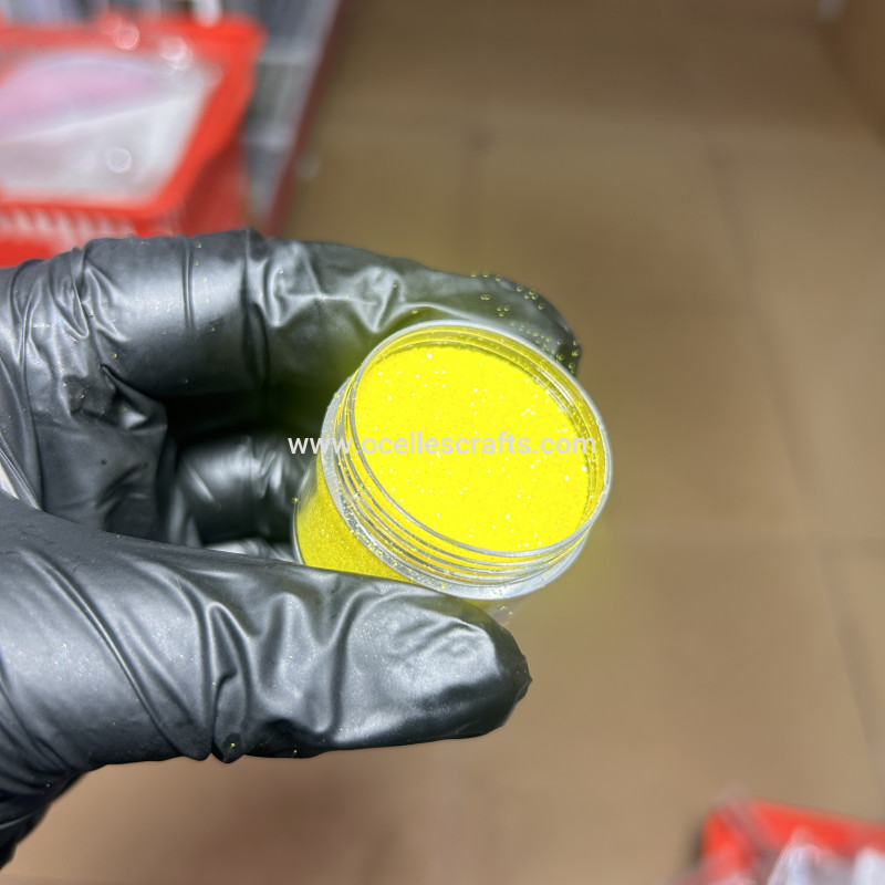 Yellow Holographic Fine Glitter