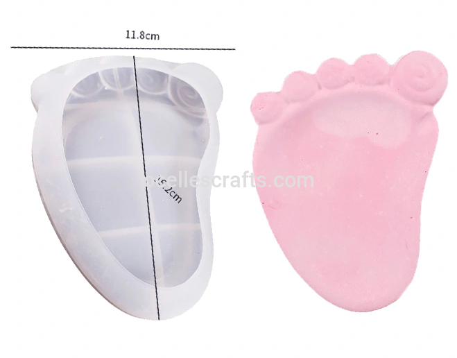 Baby Foot Soap DIsh Mold