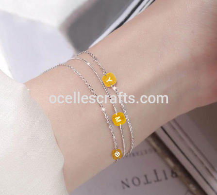 Alphanumeric Mini Square Bracelet Mold
