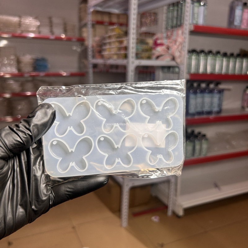 Round Edge Butterfly charm or keychain mold