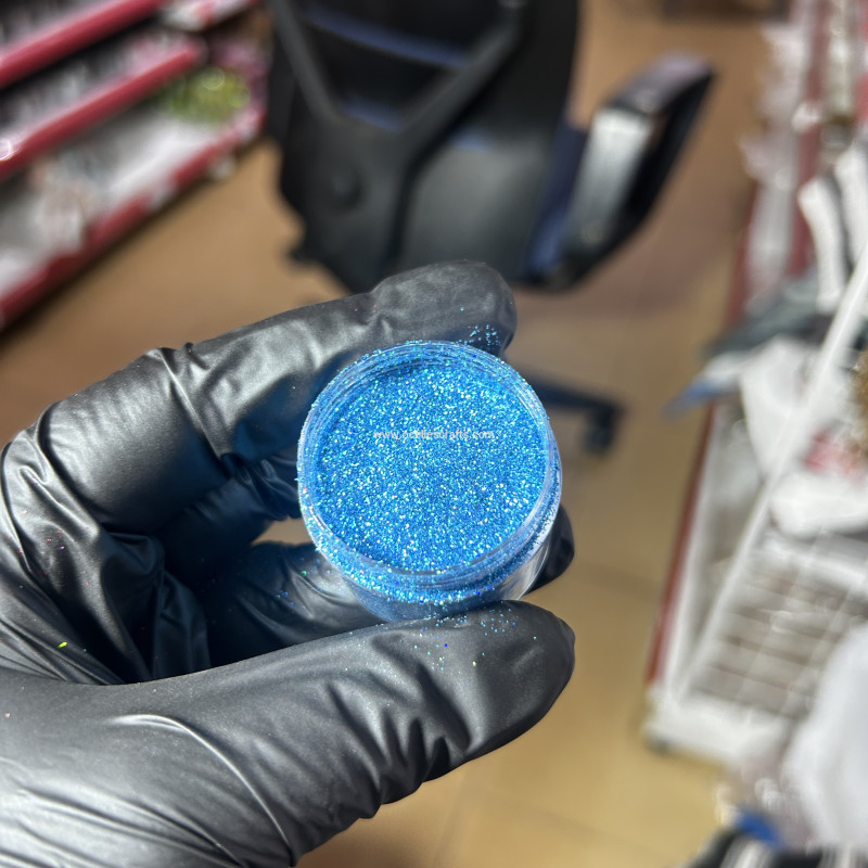 Light Blue Holographic Fine Glitter