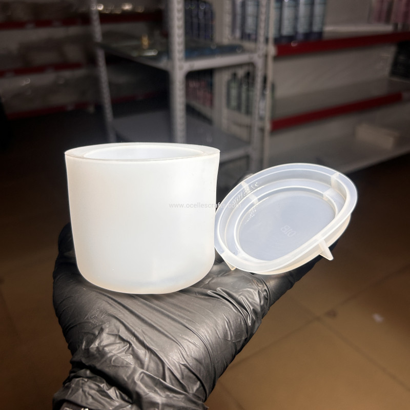 Smooth Narrow Storage Mold With Lid