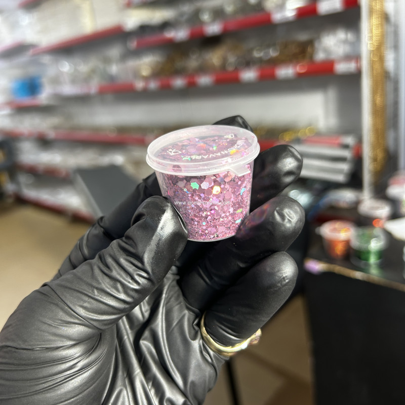 Light Purple Holographic Chunky Glitter