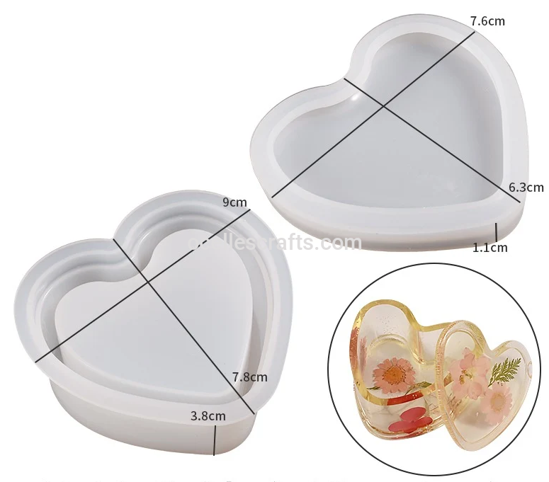 Heart Shaped Storage Mold