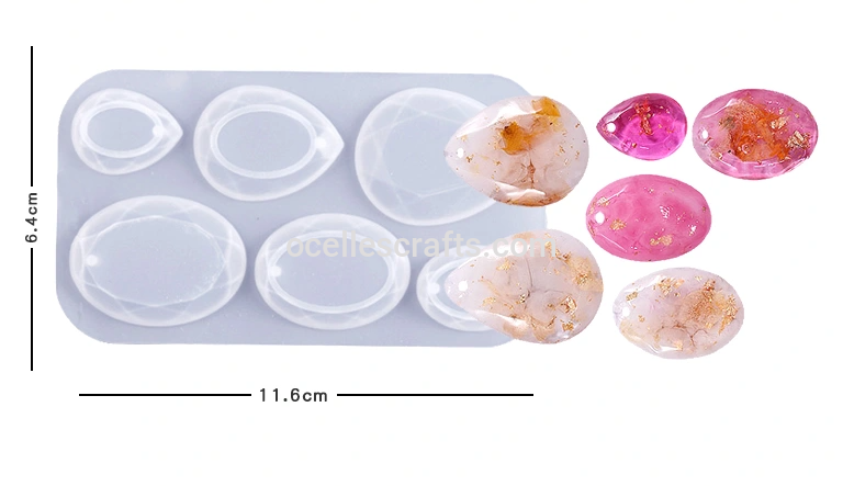 6 Cavity Pendant Mold