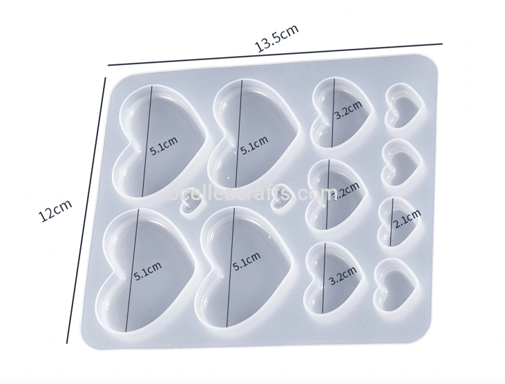 Multiple Cavity Heart Mold