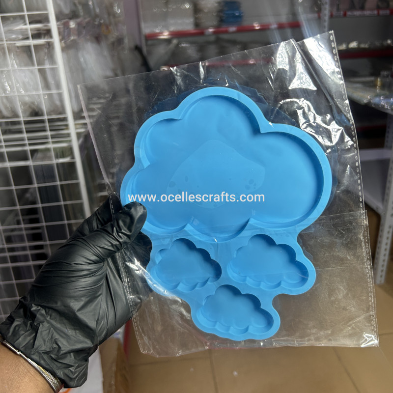 Blue Cloud Name Signage Mold